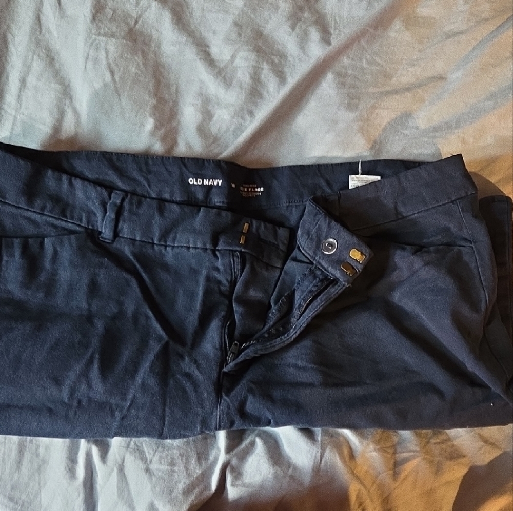 Old Navy Women's Dark Blue Chinos